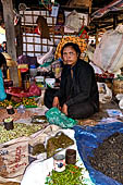 Inle Lake Myanmar. The market of the village of Nampan on the eastern lakeshore. 